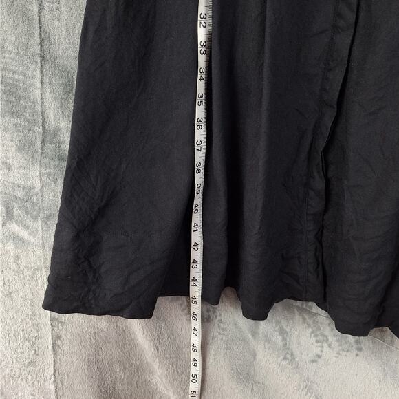 Womens Dress 10 Linen Midi Fairy Grunge Coastal Summer Casual Boho Minimalist - Picture 6 of 8